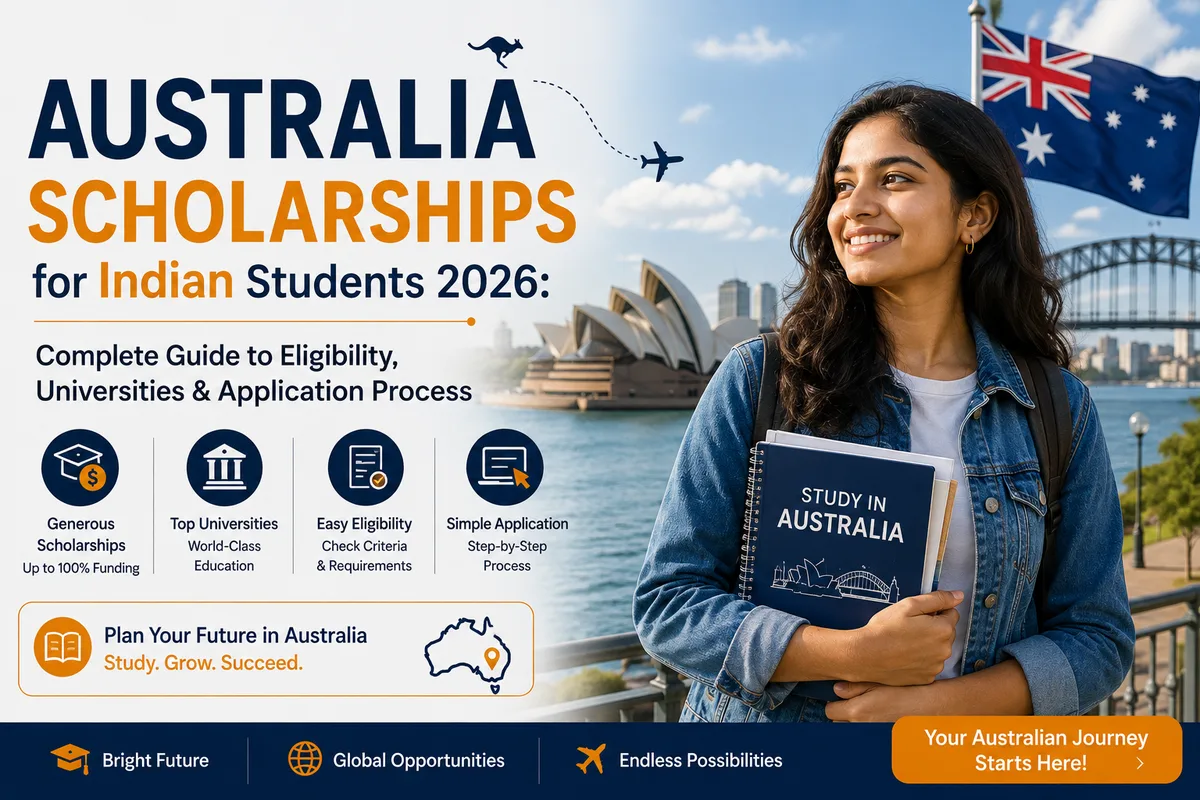 Australia Scholarships for Indian Students 2026 cover