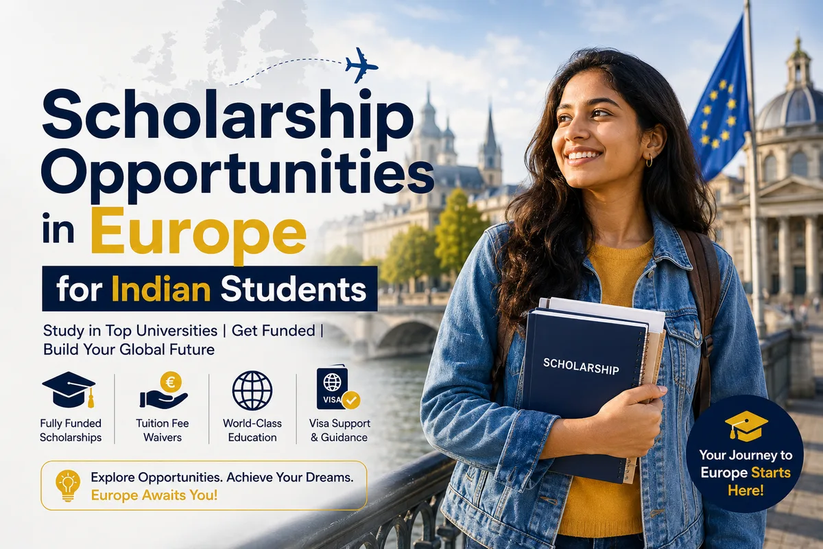 Scholarship Opportunities in Europe for Indian Students cover