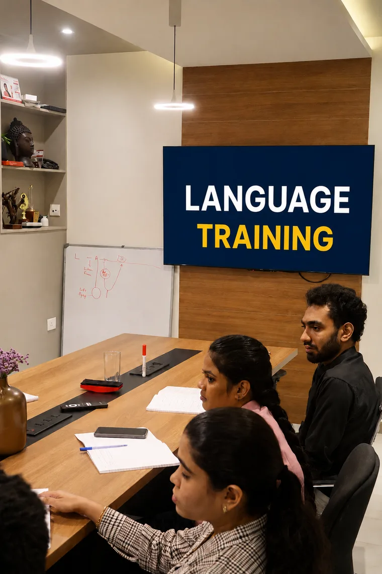Whiteboard walkthrough at the Cokonet language centre