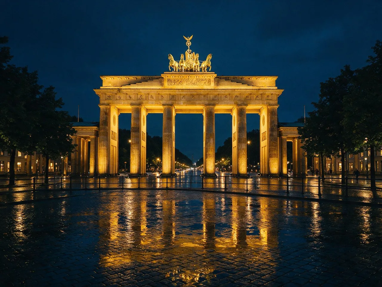 Brandenburg Gate, Berlin — study and work in Germany